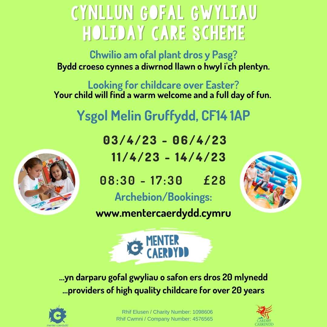 Ysgol Melin Gruffydd Holiday Care Scheme